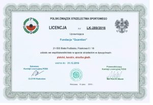 LICENCJA KLUBOWA PZSS 2016
